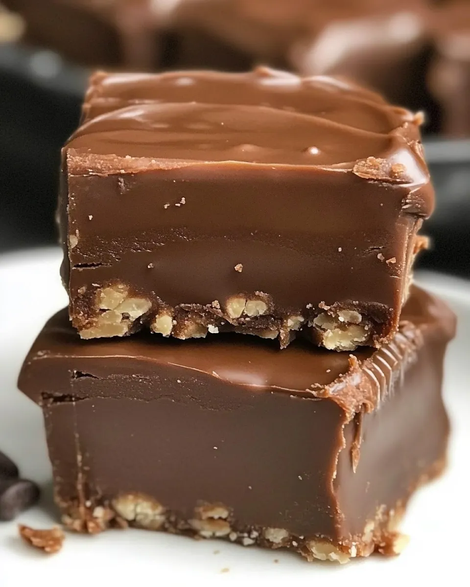 Simple 2 Ingredient Nutella Fudge dish photo