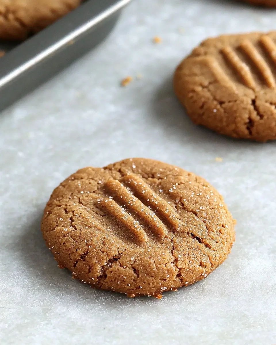 Healthy 3-Ingredient Almond Butter Cookies recipe photo