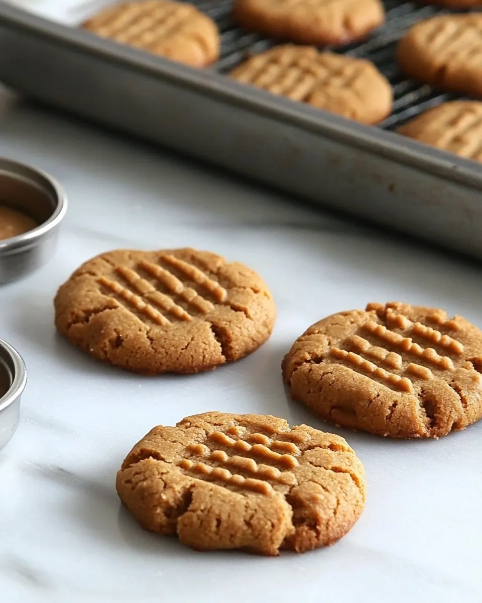 Homemade 3-Ingredient Almond Butter Cookies shot