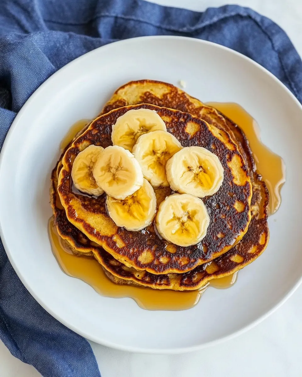 Delicious 3-Ingredient Banana Pancakes (Paleo) image