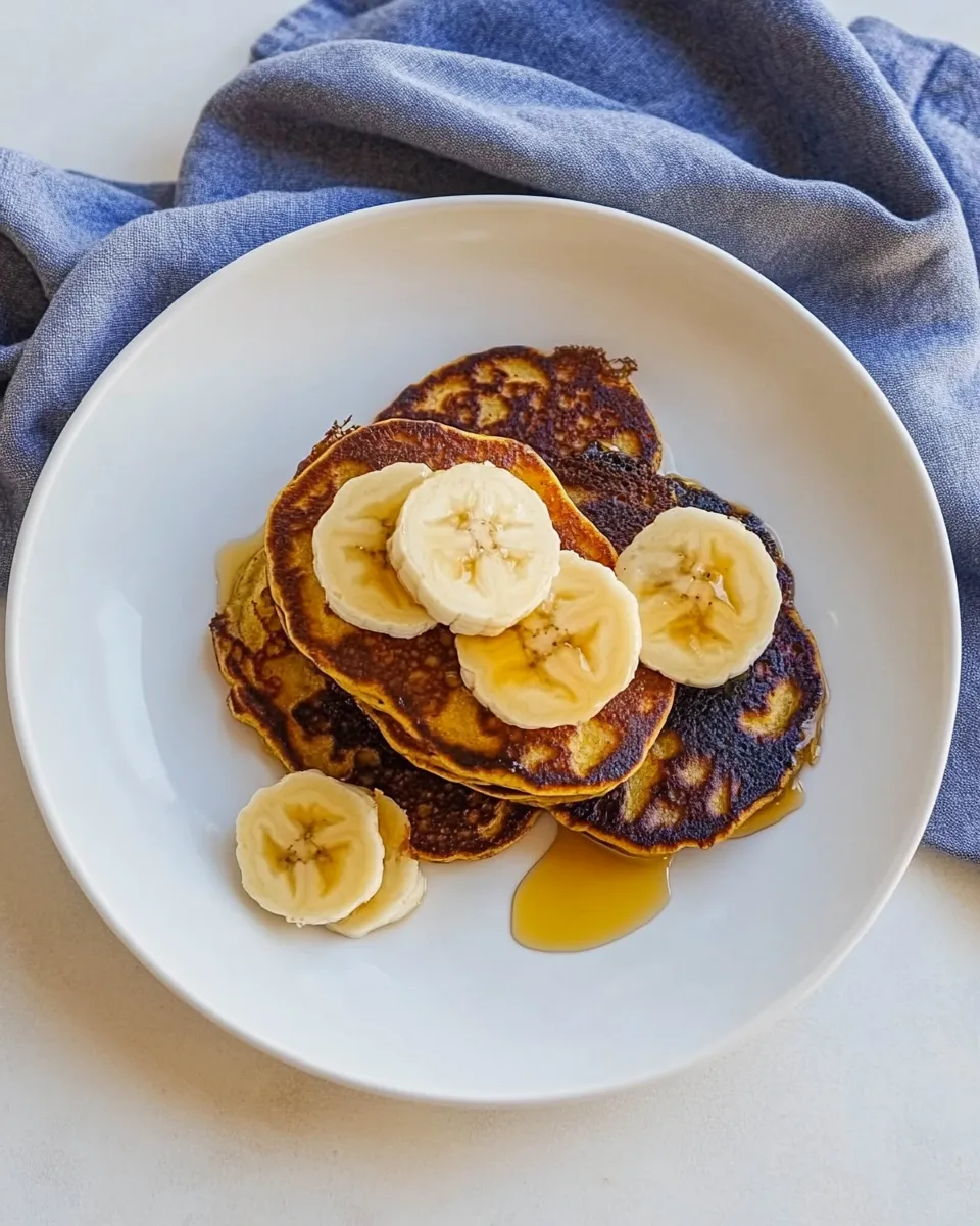 Healthy 3-Ingredient Banana Pancakes (Paleo) recipe photo