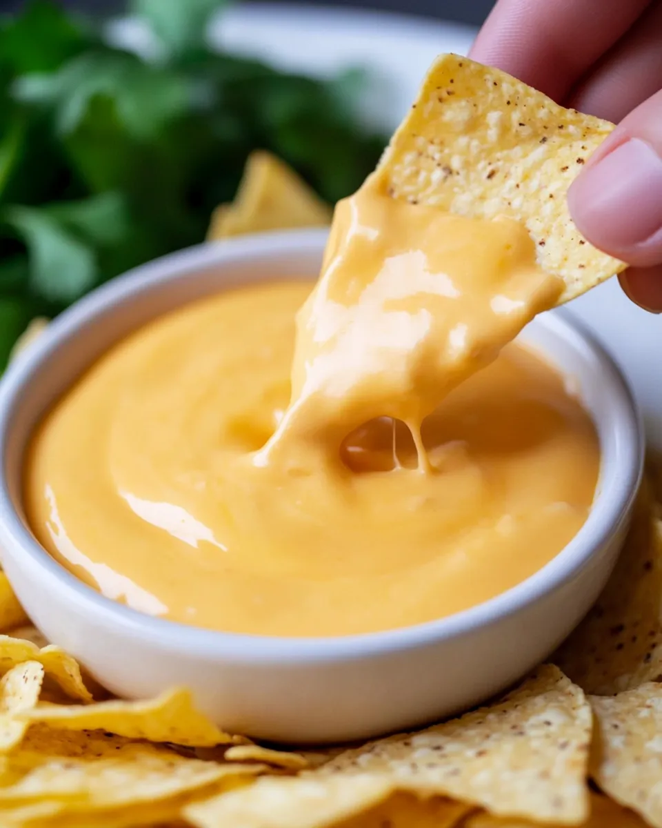 Easy 3-Ingredient Queso Cheese Dip image