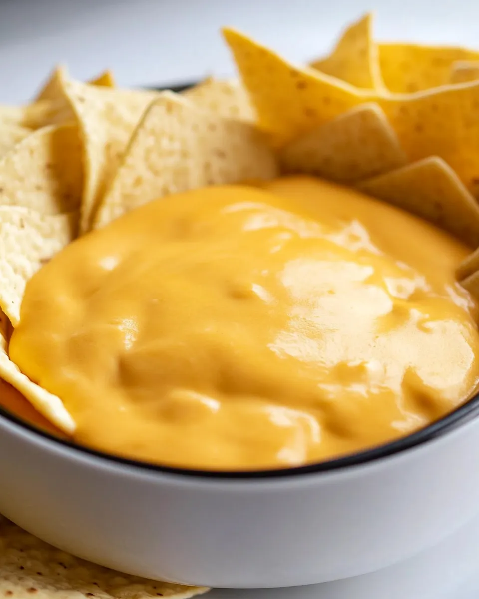 Delicious 3-Ingredient Queso Cheese Dip recipe photo