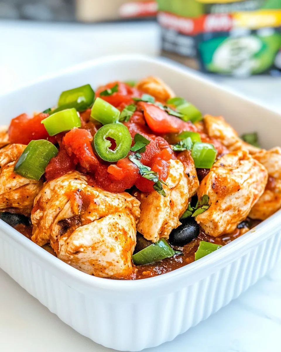 Tasty 3-Ingredient Taco Chicken shot