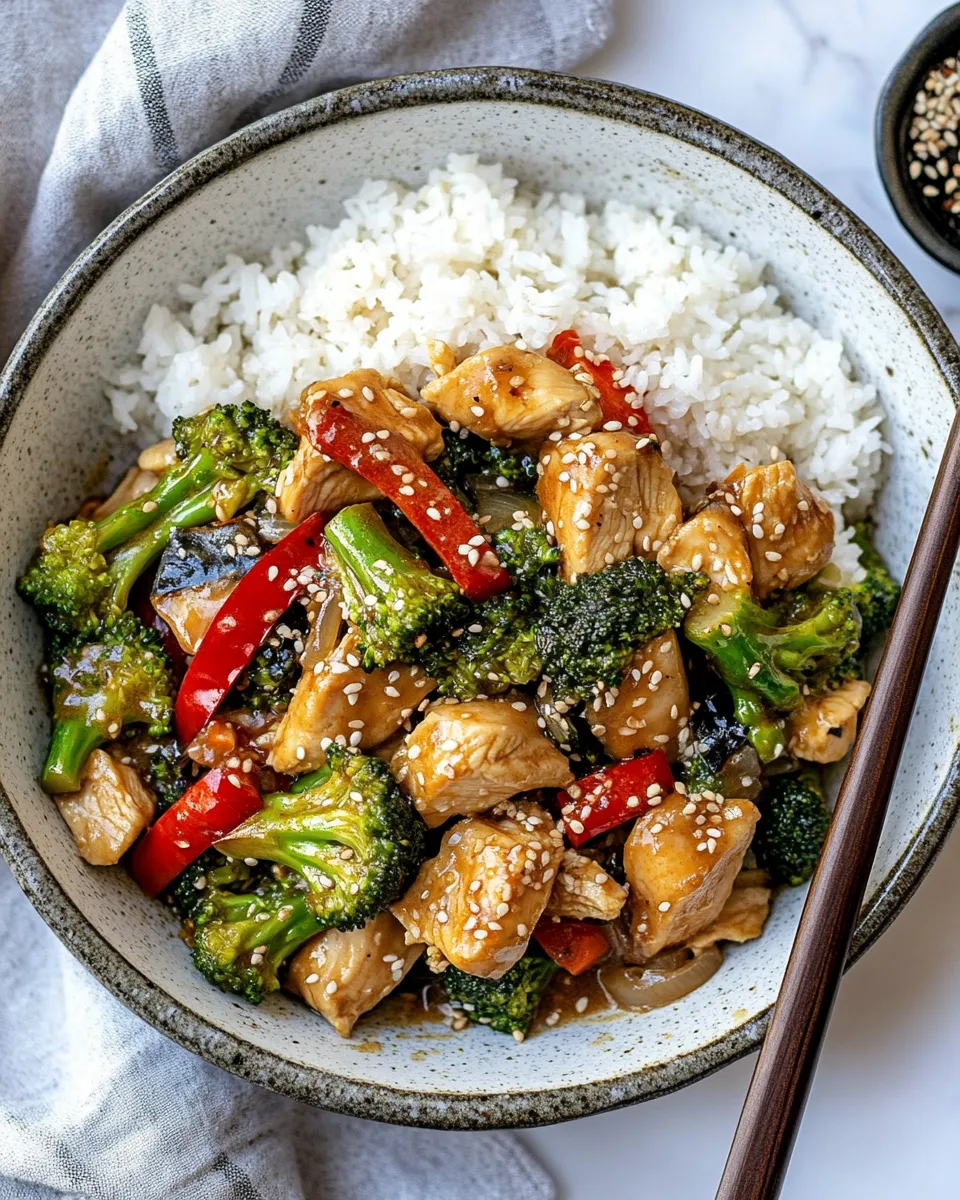 Quick 30-Minute Chicken and Broccoli Stir Fry image