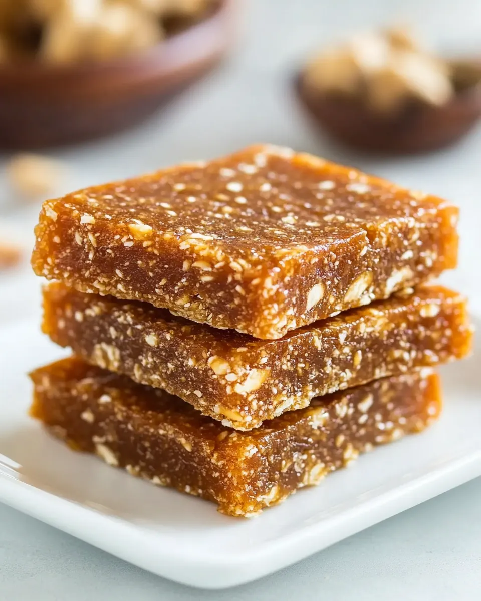 Easy 3 Ingredient Healthy Energy Bars image