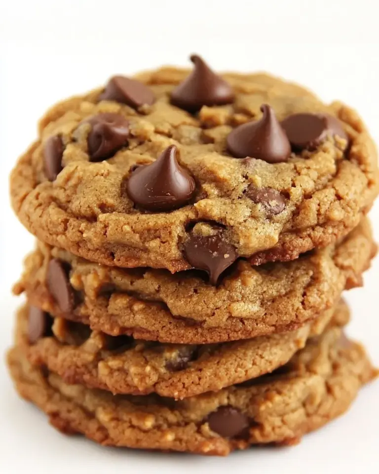 Homemade 5-Ingredient Peanut Butter Chocolate Chip Cookies photo