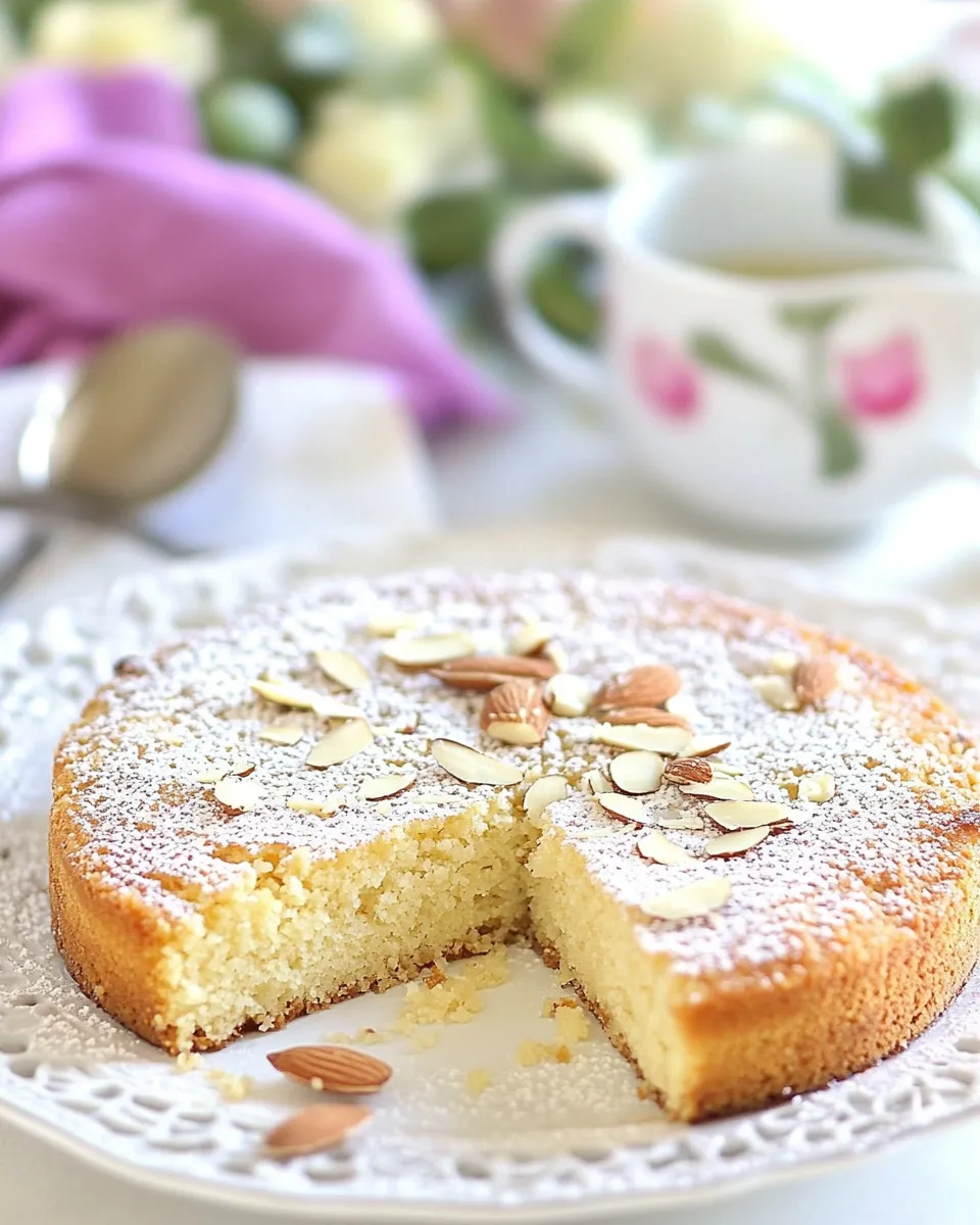 Easy 5-Minute Almond Cake photo