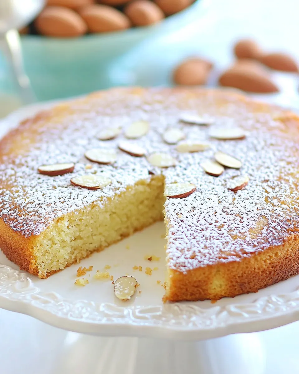 Quick 5-Minute Almond Cake recipe photo