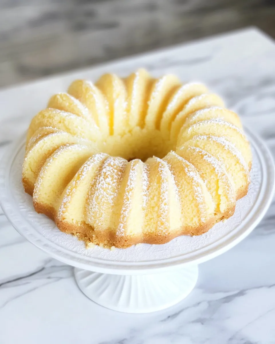 Homemade 7 Up Pound Cake photo