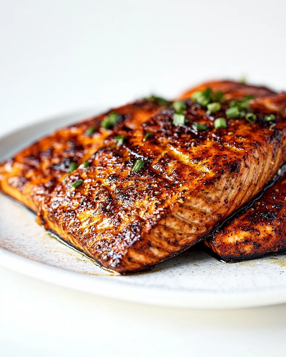 Healthy Air Fried Salmon recipe photo