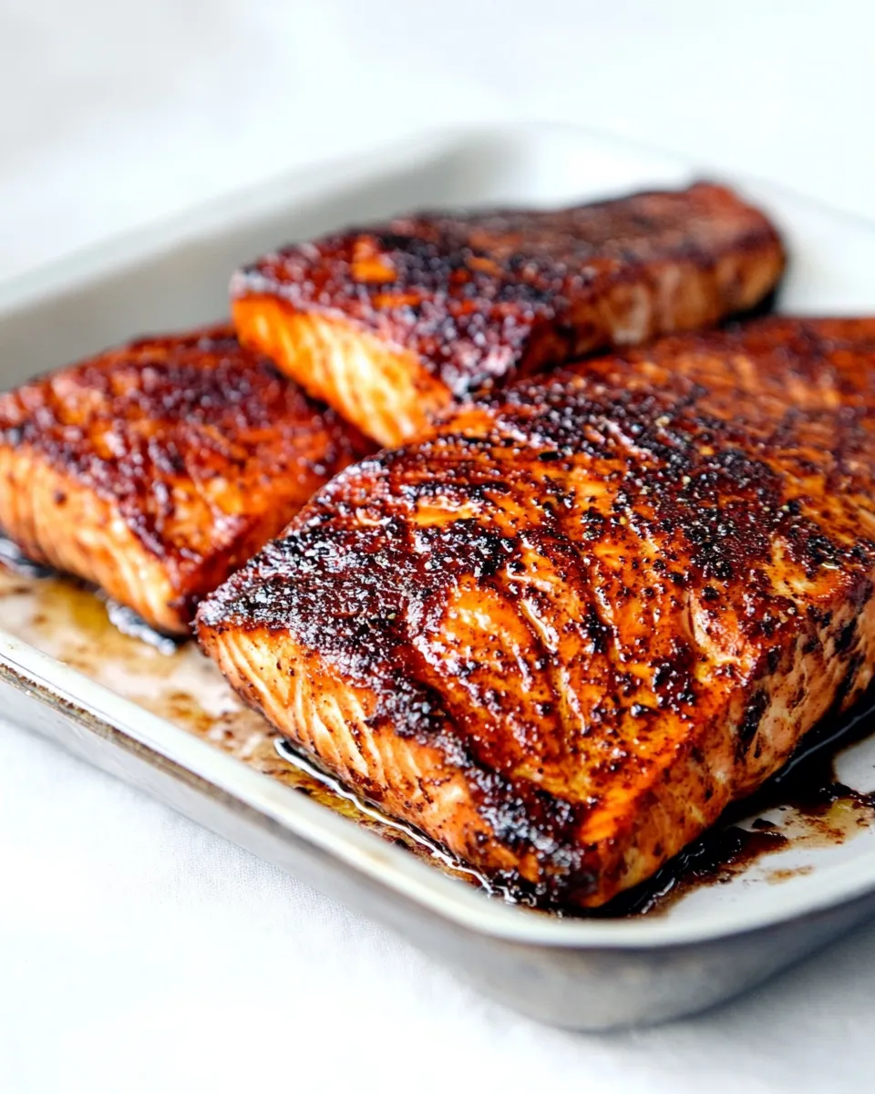 Quick Air Fried Salmon shot