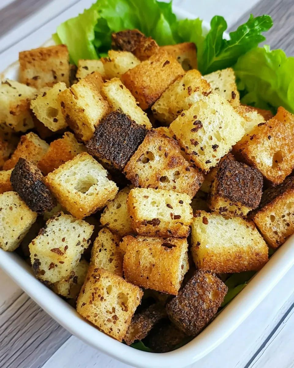Easy Air Fry Croutons photo