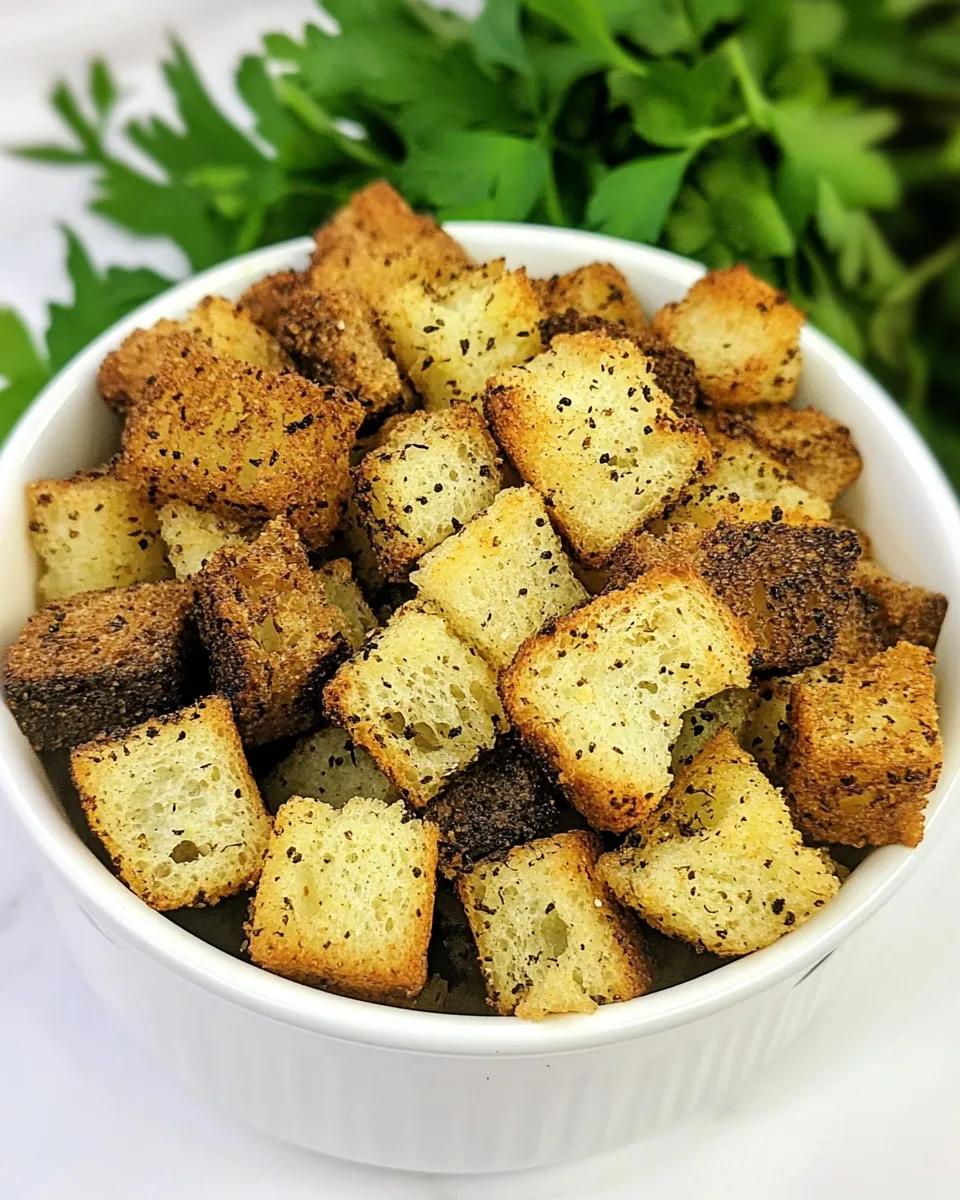 Delicious Air Fry Croutons image