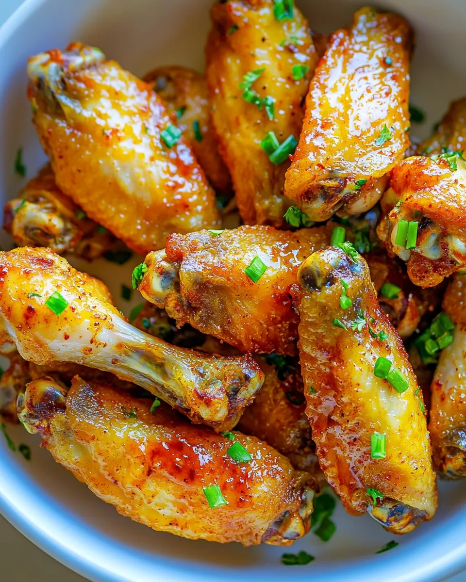 Homemade Air Fryer Chicken Wings (Extra Crispy!) photo