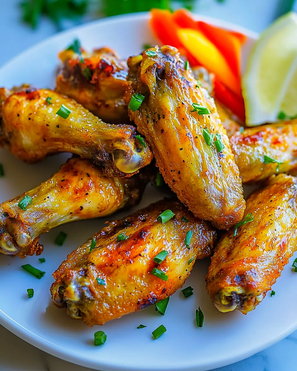 Classic Air Fryer Chicken Wings (Extra Crispy!) image
