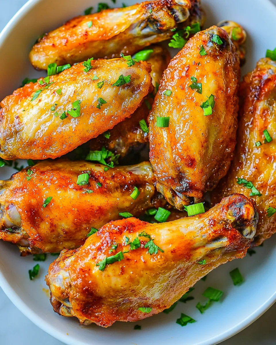 Easy Air Fryer Chicken Wings (Extra Crispy!) recipe photo