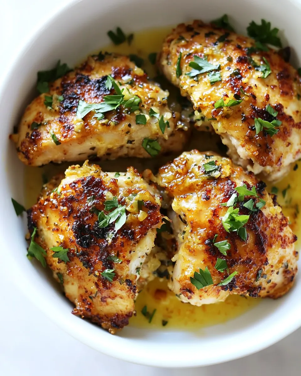 Easy Air Fryer Garlic Parmesan Chicken image