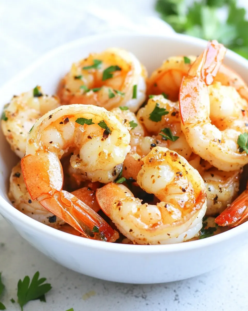 Savory Air Fryer Honey Garlic Shrimp recipe photo