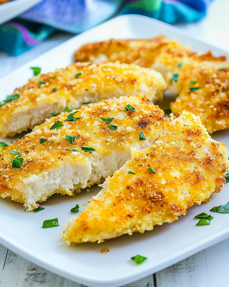 Delicious Air Fryer Parmesan Chicken shot