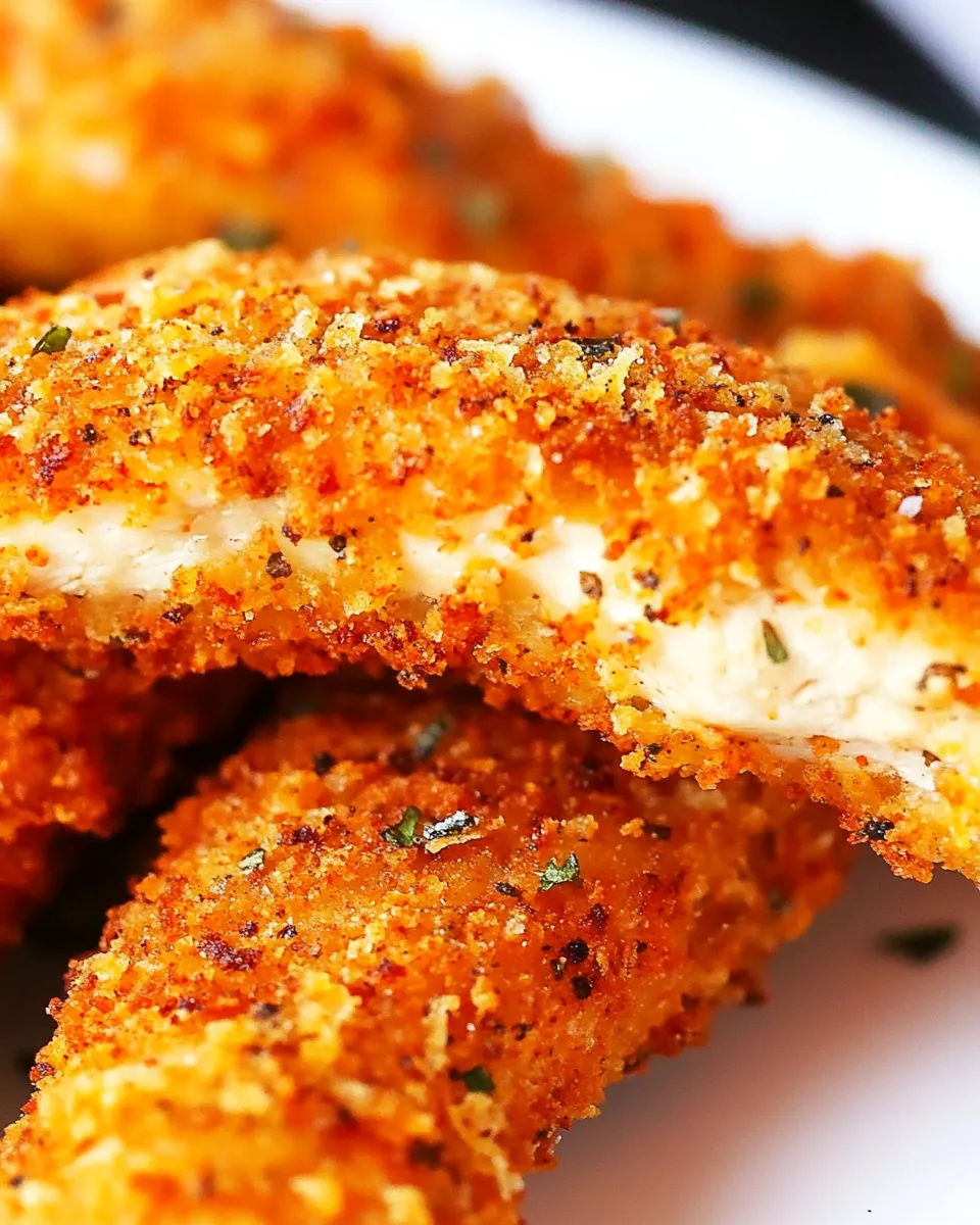 Quick Air Fryer Potato Chip Chicken Tenders recipe photo