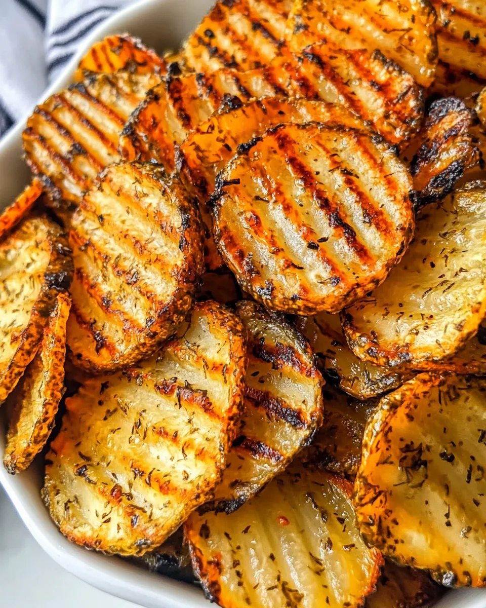 Easy Air Fryer Spicy Dill Pickle Chips recipe photo