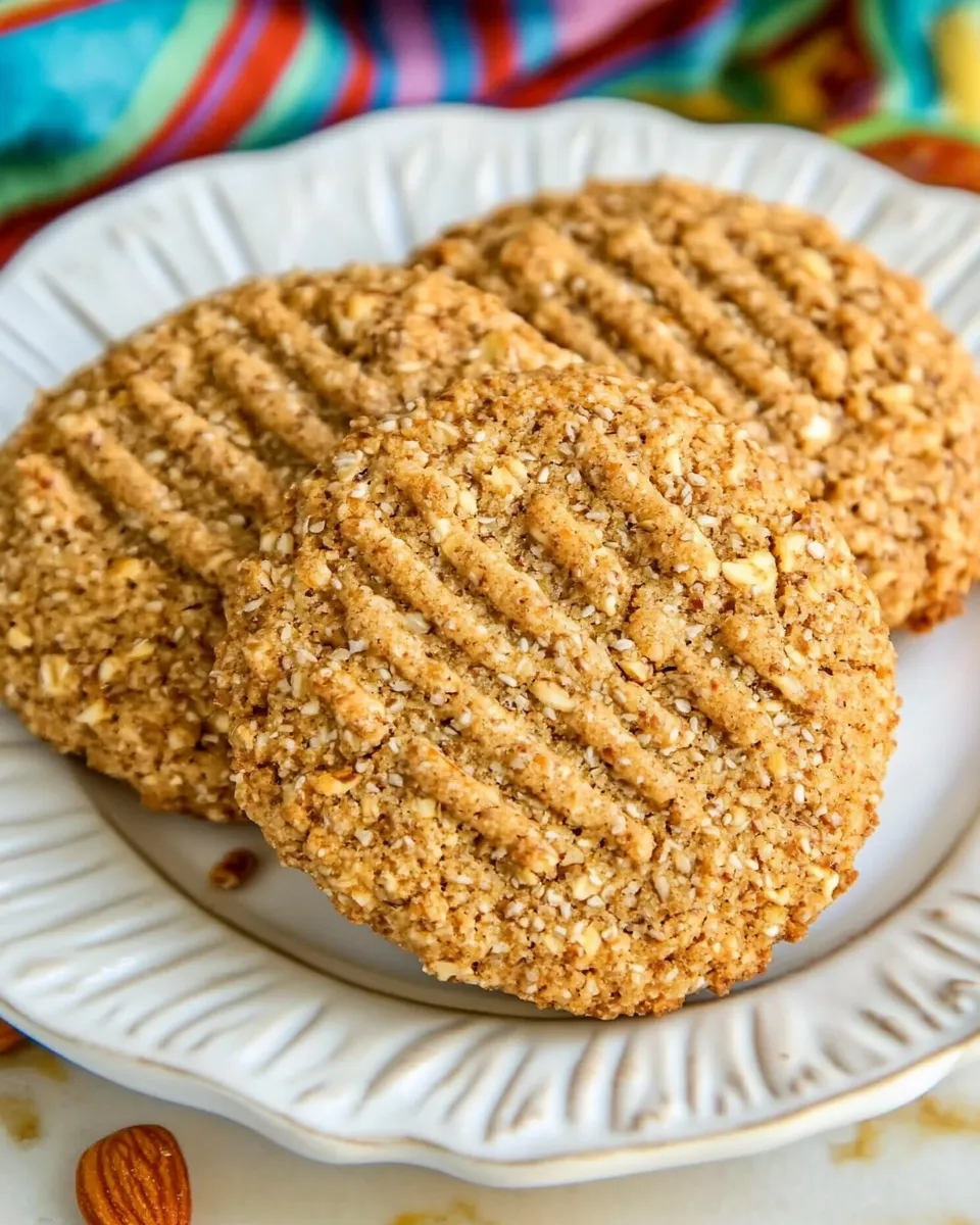 Healthy Almond Flour Flaxseed Cookies dish photo