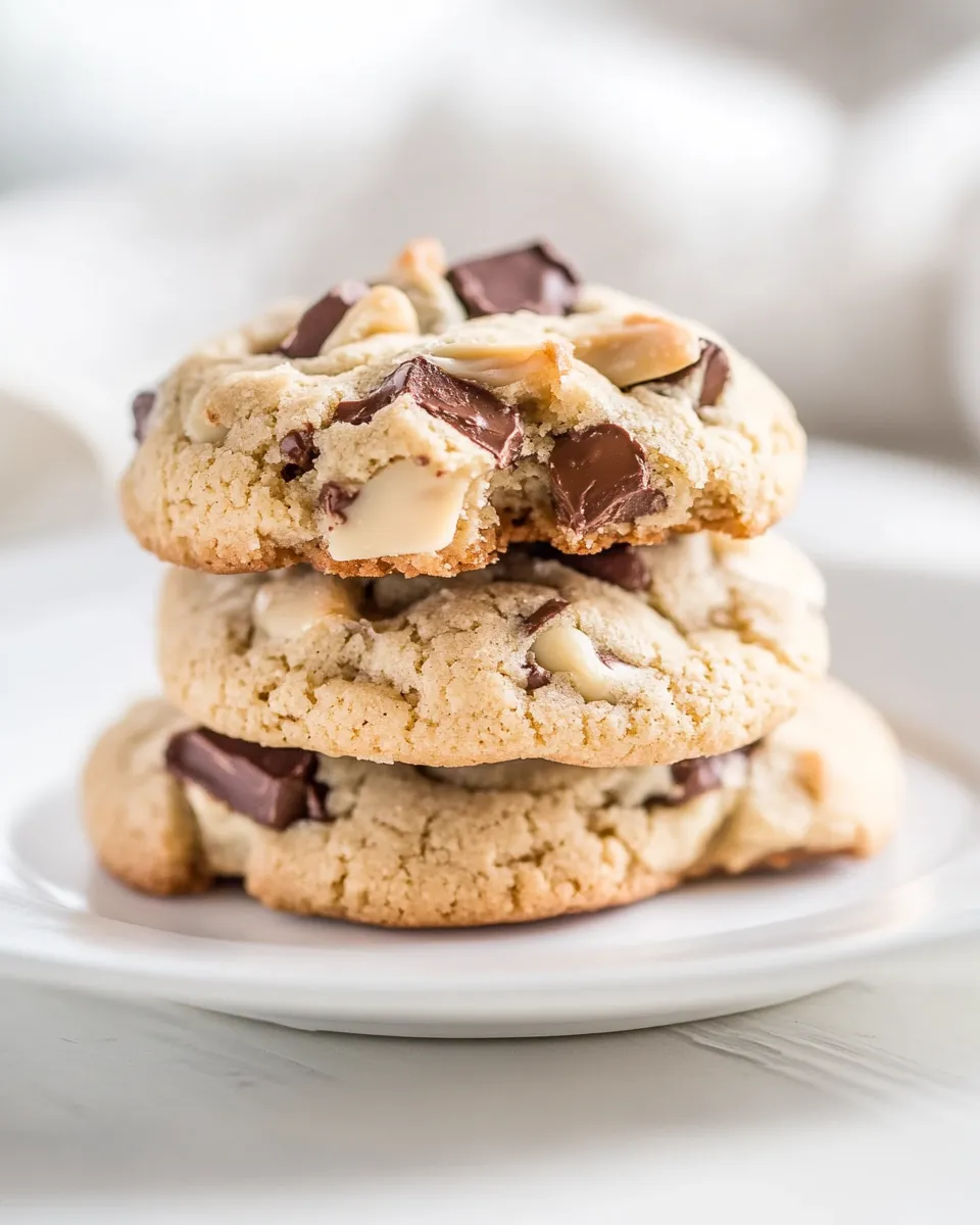 Easy Almond Toffee Chocolate Chunk Cookies recipe photo