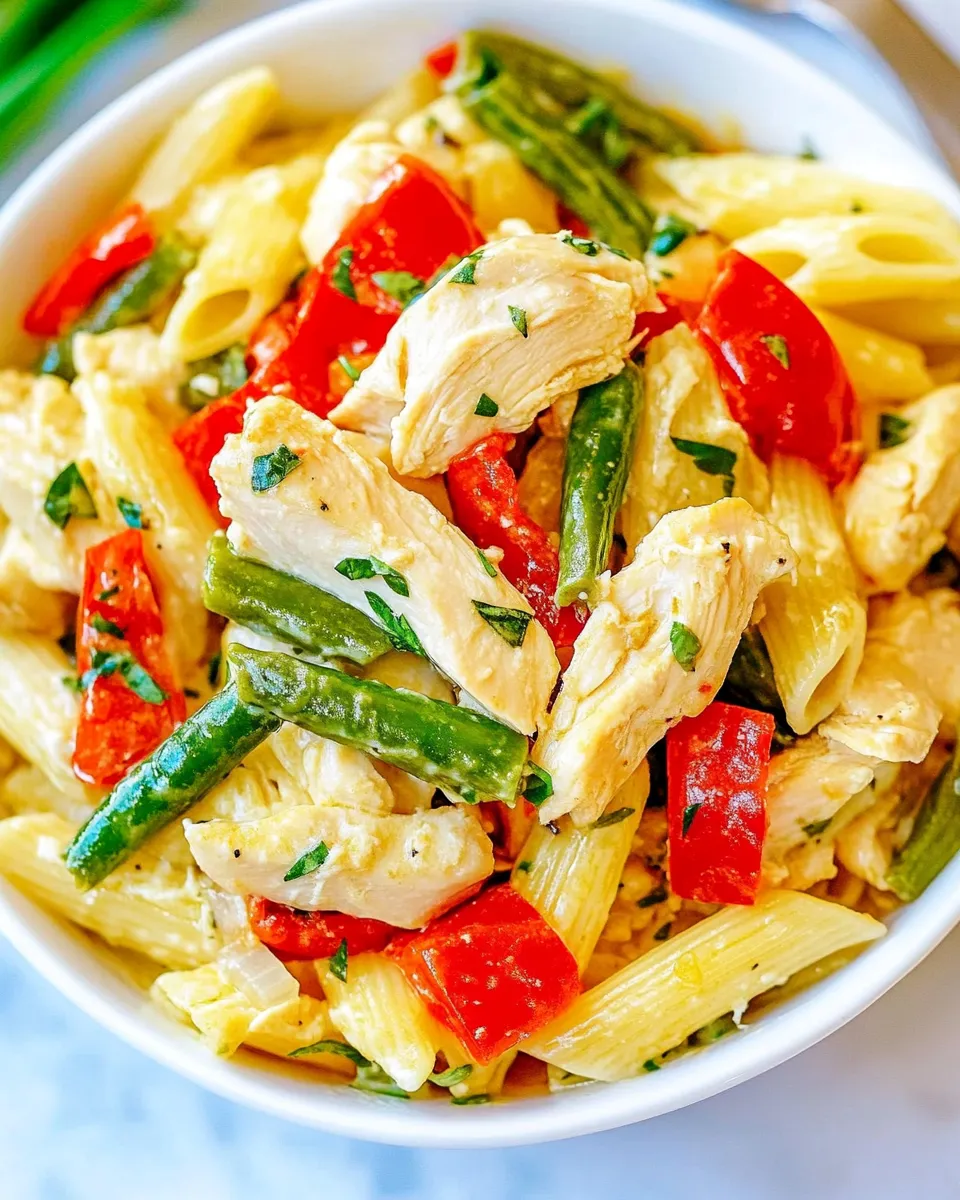 Classic Asiago Chicken and Pasta image