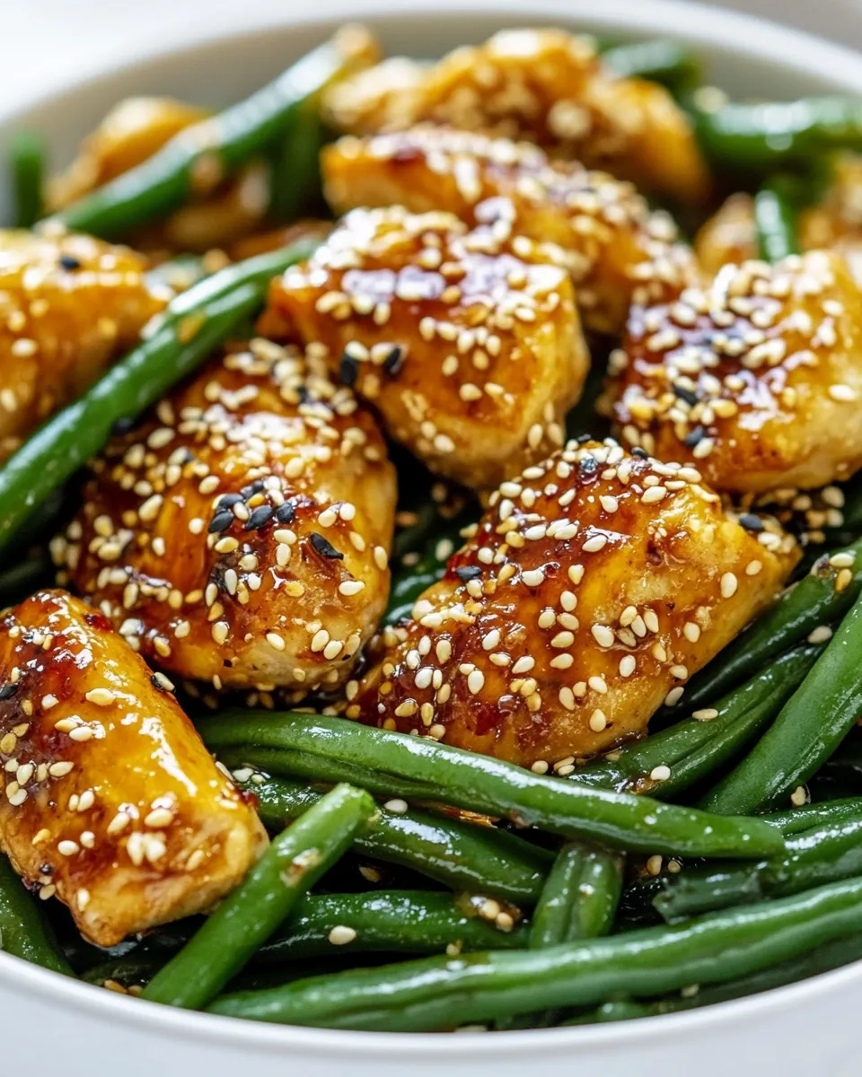 Classic Asian Chicken and Green Beans image