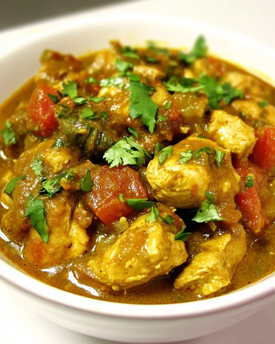 Homemade Authentic Chicken Curry photo