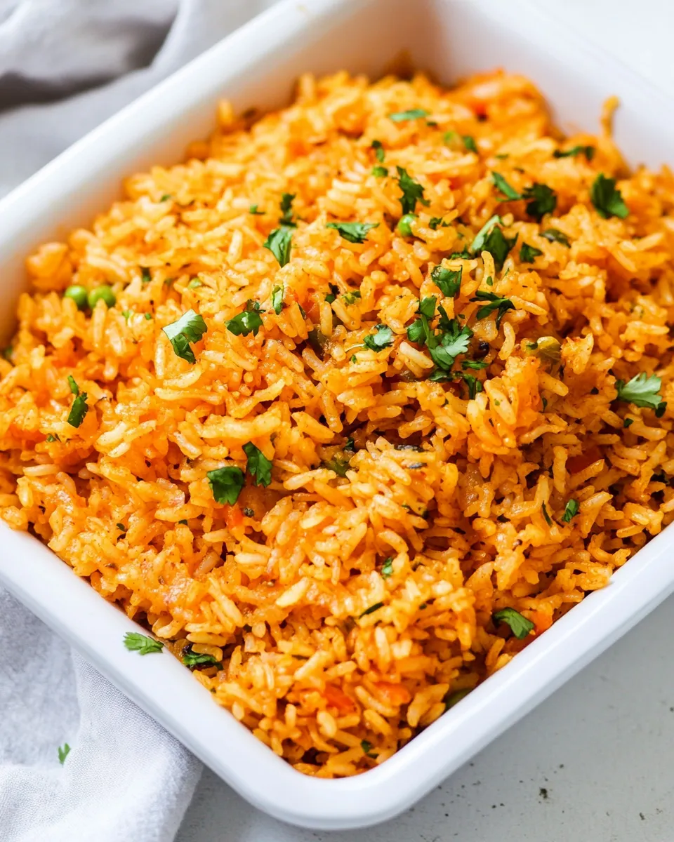 Classic Authentic Mexican Rice image