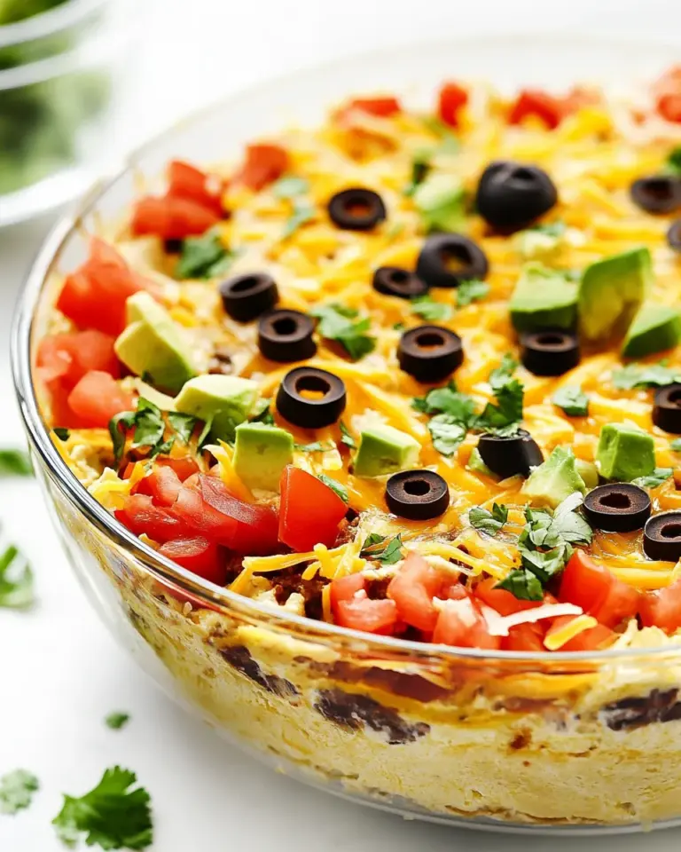 Homemade Awesome 7 Layer Dip photo