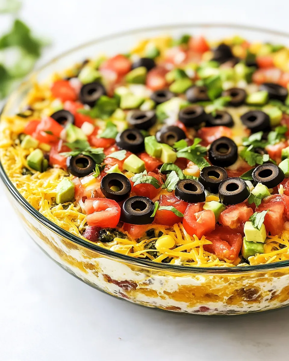 Classic Awesome 7 Layer Dip image