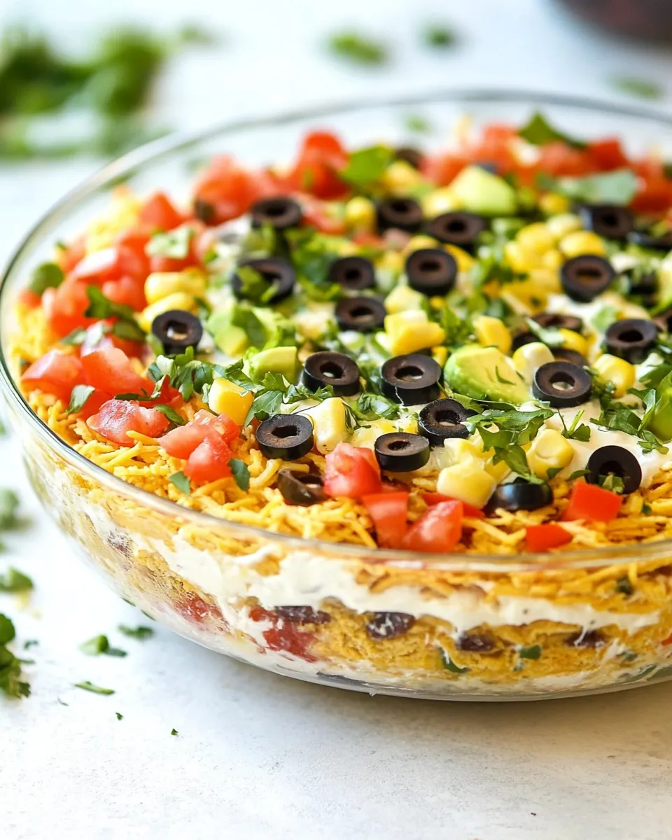 Easy Awesome 7 Layer Dip recipe photo