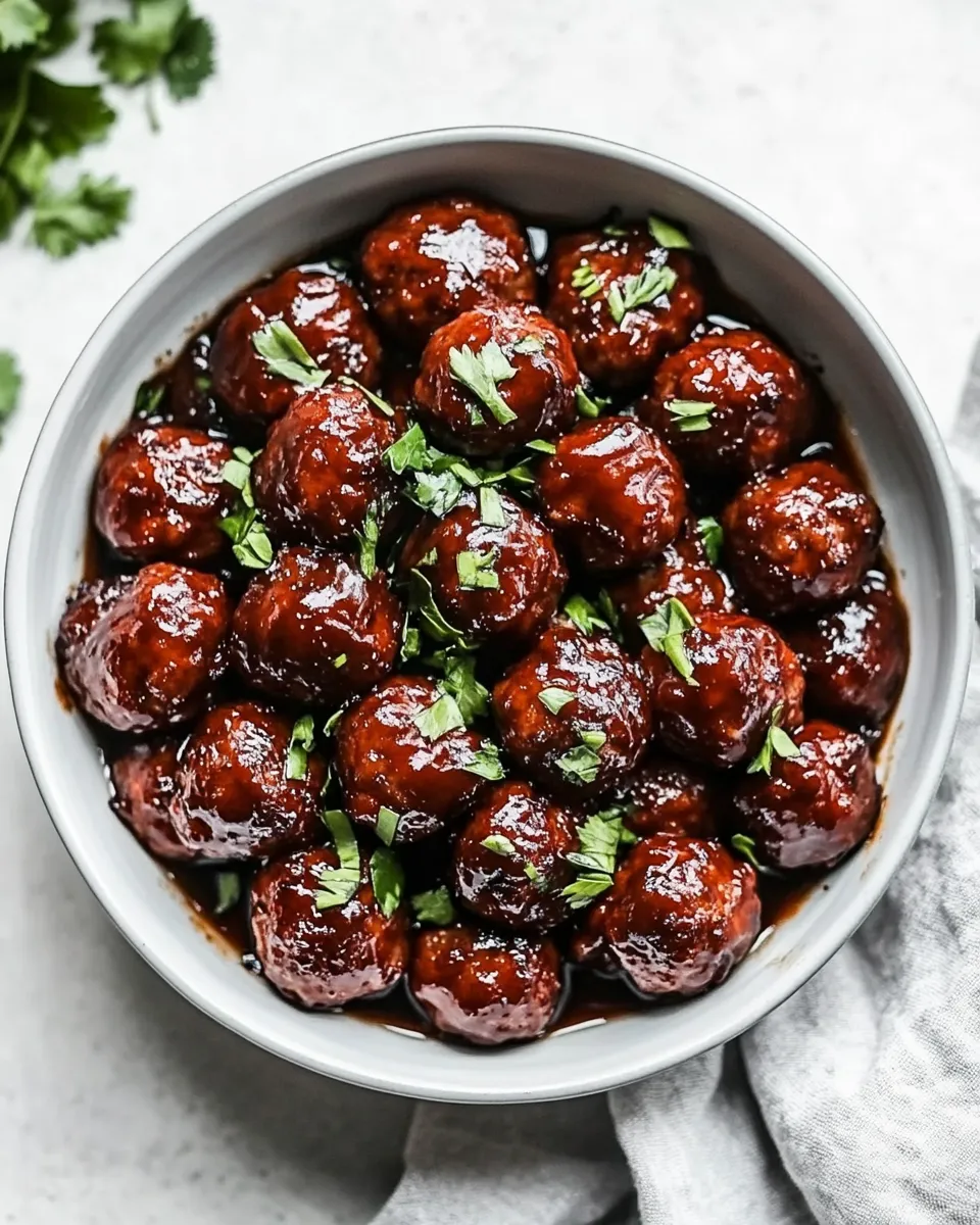 Homemade BBQ Meatballs photo