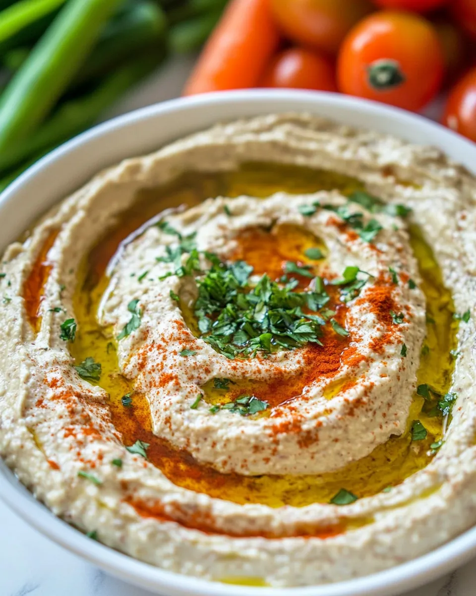 Classic Baba Ghanoush dish photo