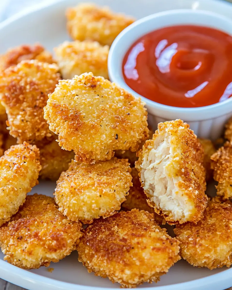 Classic Baked Chicken Nuggets Recipe image