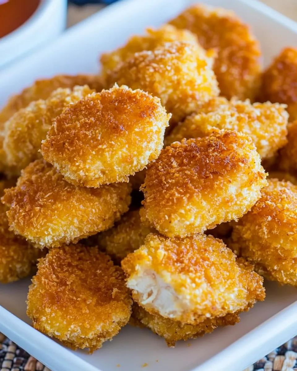Easy Baked Chicken Nuggets Recipe shot