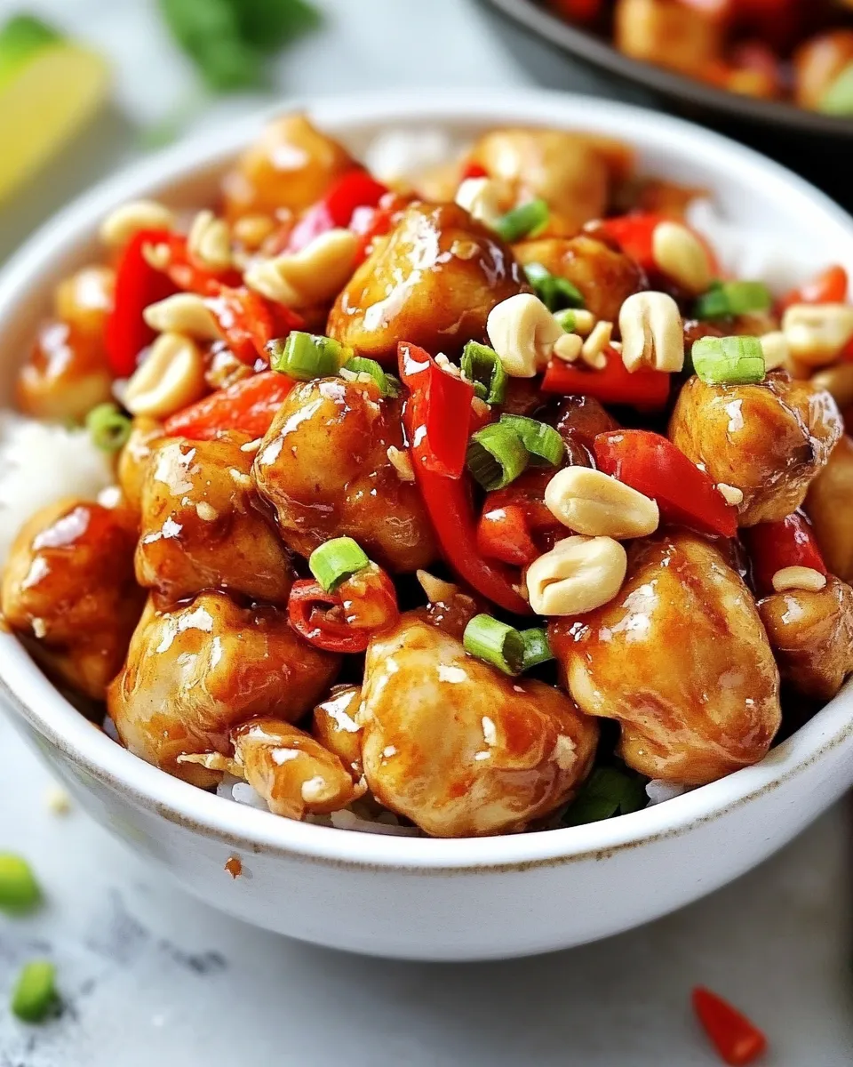 Classic Baked Kung Pao Chicken image