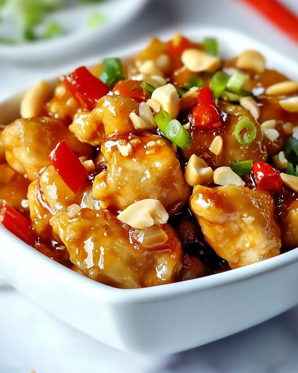 Easy Baked Kung Pao Chicken recipe photo