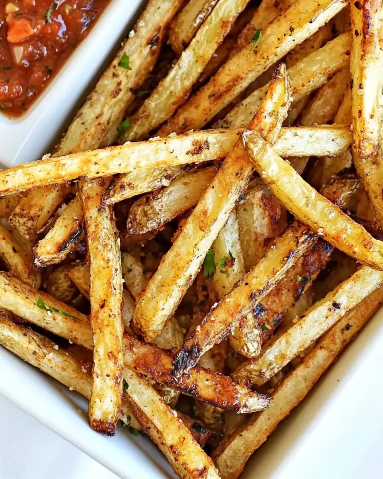 Homemade Baked Mexican French Fries with Salsa Ketchup photo