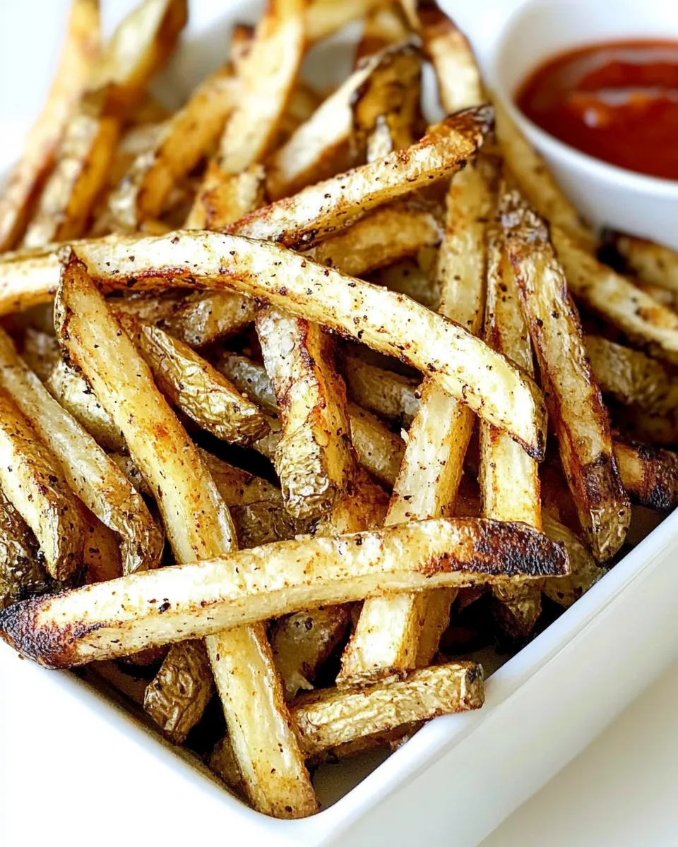 Classic Baked Mexican French Fries with Salsa Ketchup image