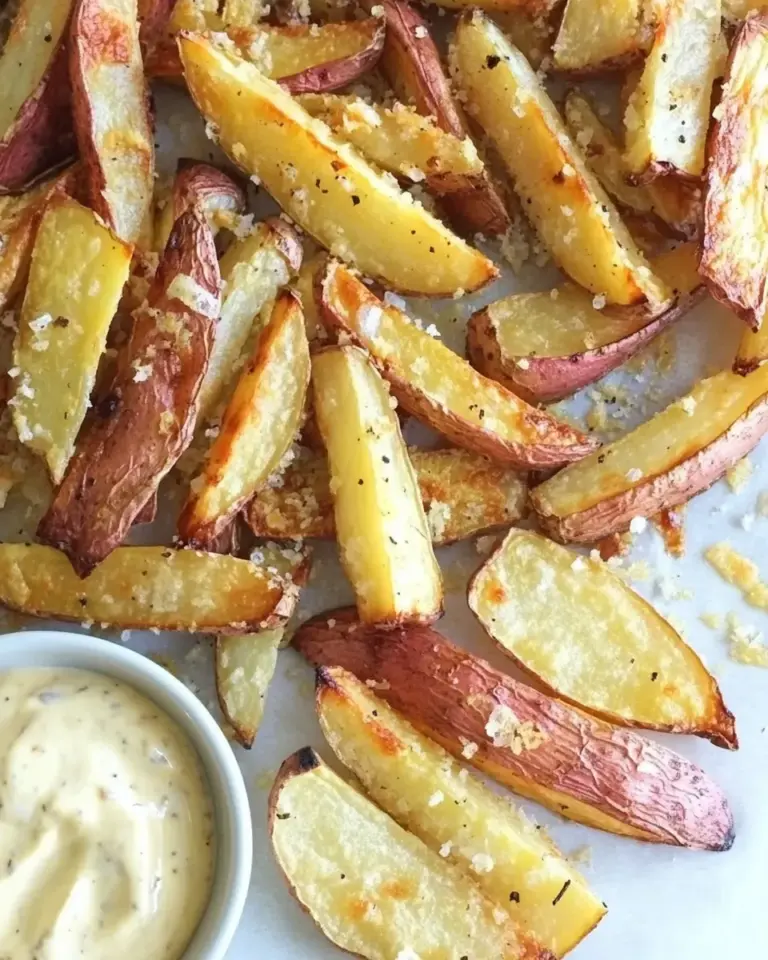 Homemade Baked Red Potato French Fries Recipe photo