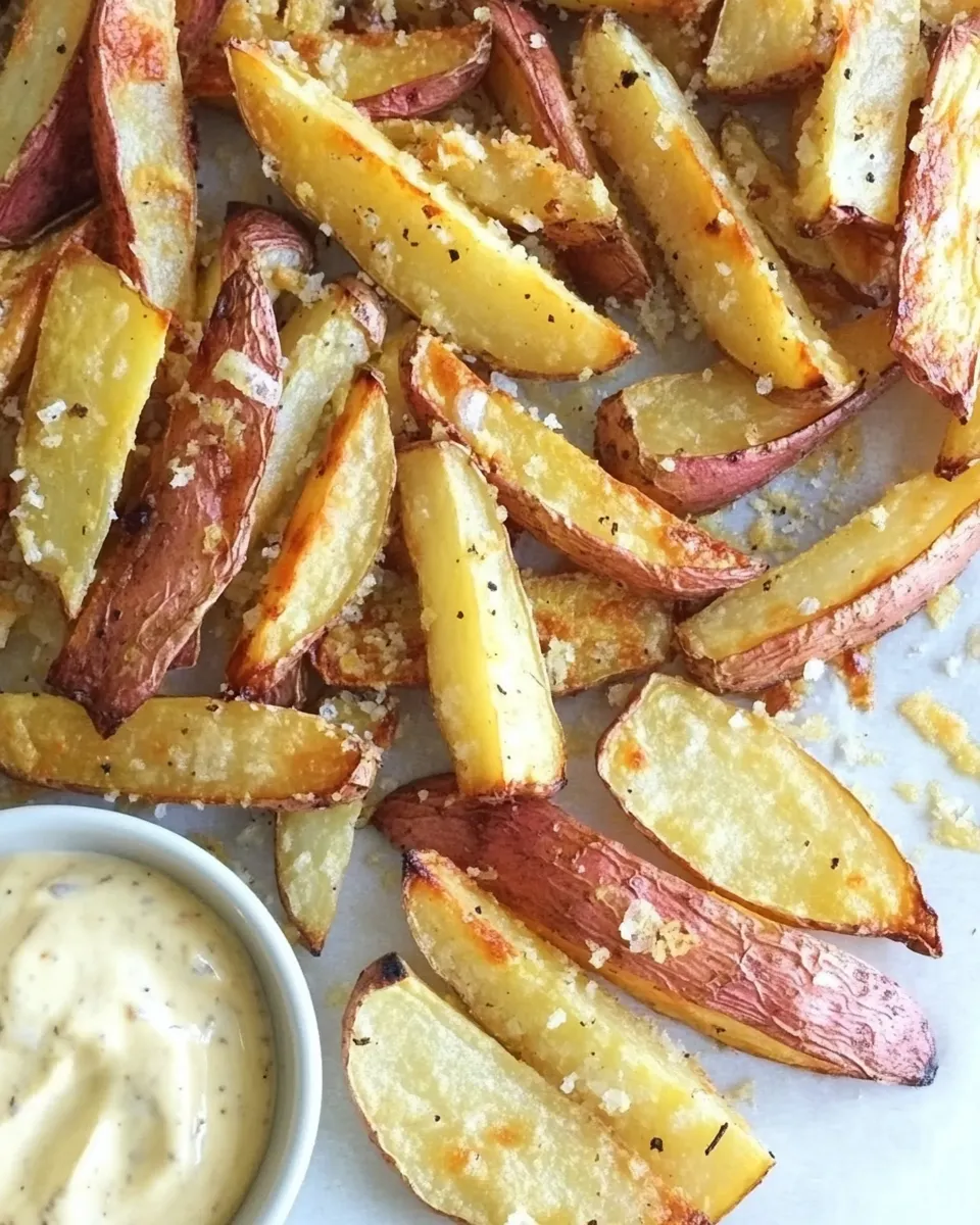 Homemade Baked Red Potato French Fries Recipe photo