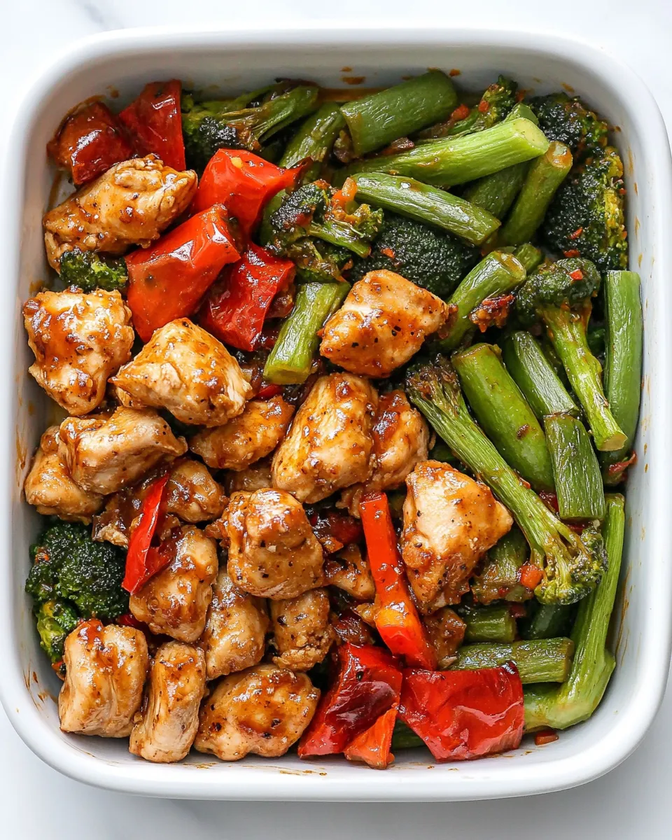 Easy Baked Sweet Chili Chicken & Veggies image