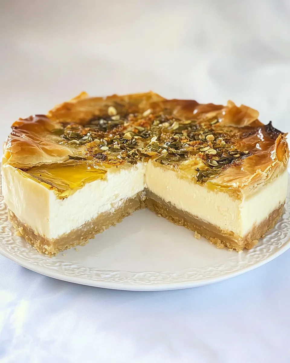 Easy Baklava Cheesecake recipe photo