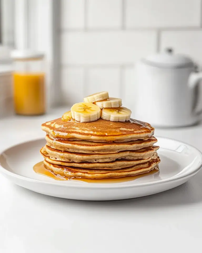 Homemade Banana-Oatmeal Pancakes photo