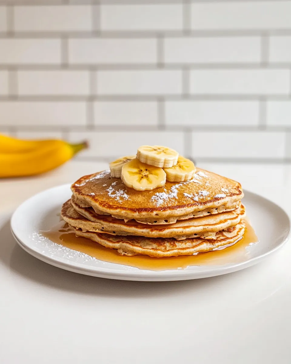 Easy Banana-Oatmeal Pancakes image