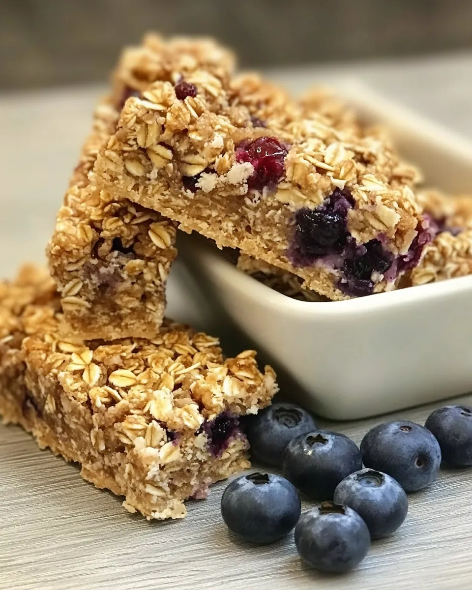 Easy Banana Blueberry Bars recipe photo